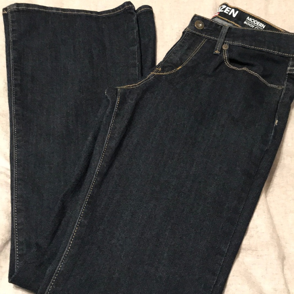 Denizen from Levi’s dark wash blue jeans